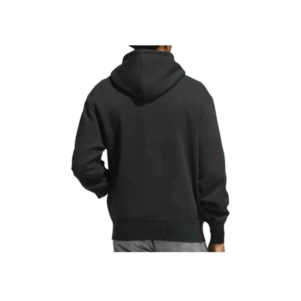 Adidas Мужская флисовая толстовка с капюшоном Originals Trefoil, черная GN3872