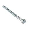 Forgefix Coach Screws, Hex Head, Zp
