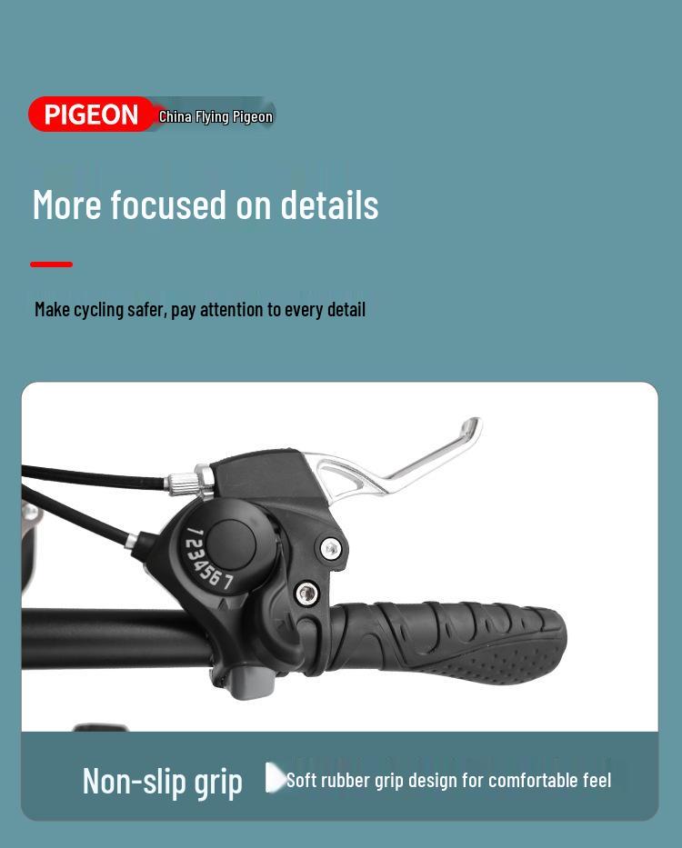 Складной взрослый велосипед Flying Pigeon 20" с переменной скоростью для поездок на работу