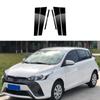 Автомобильные стойки для Toyota Yaris Vios XP150 5-дверный хэтчбек 2014 2015 2016-2022 2023 Накладка на дверь, окно, наклейки на колонку BC