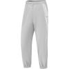Li Ning Fitness Series Solid Color Simple Versatile Comfortable Knitted Sports Pants Women Pants Light-Gray Off-White AYKV154-4