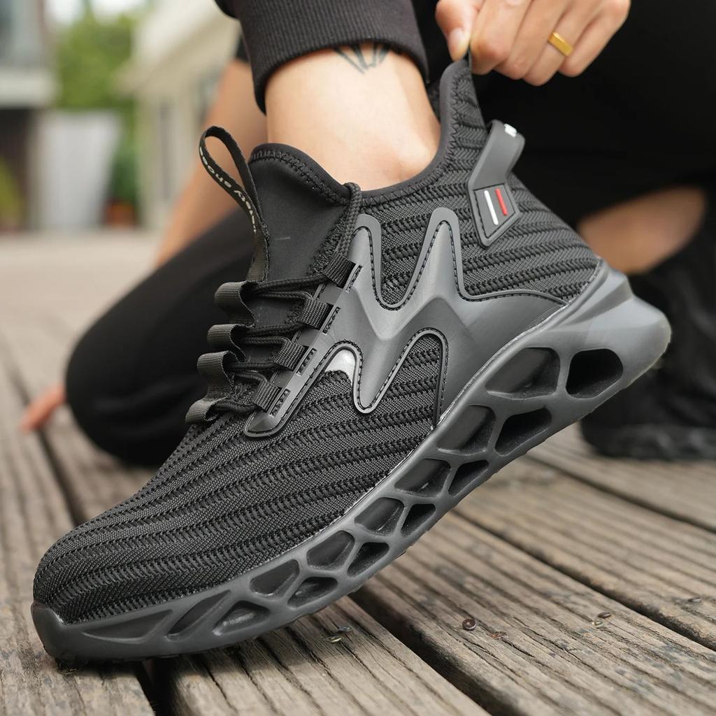 Мужская защитная обувь, устойчивые к проколам рабочие кроссовки, легкая рабочая обувь, мужская обувь со стальным носком, защитные ботинки, неразрушимая обувь