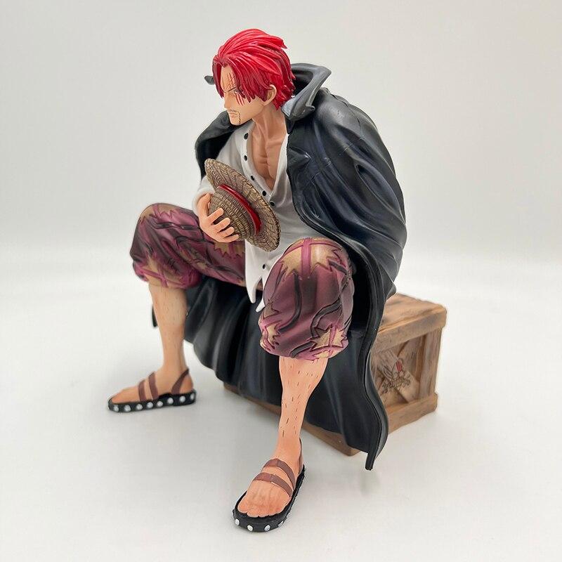 18 см Фигурка Аниме One Piece Шанкс Четыре Императора Рыжеволосый Шанкс Фигурка Действия Взрослый Коллекционная Модель Кукла Игрушки Подарок