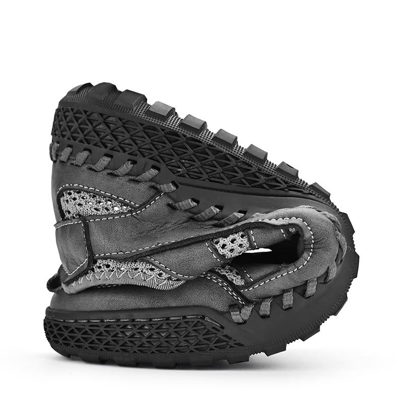 Летние мужские кроссовки для отдыха на открытом воздухе, дышащая сетка, повседневные туфли на плоской подошве, обувь для вождения, большой размер 39-46