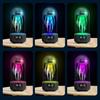 Creative Speaker Mobile Mechanical Jellyfish Bluetooth Speaker Colorful Lamp Octopus Audio  Loudspeaker Box Home Desktop Ornaments Gift