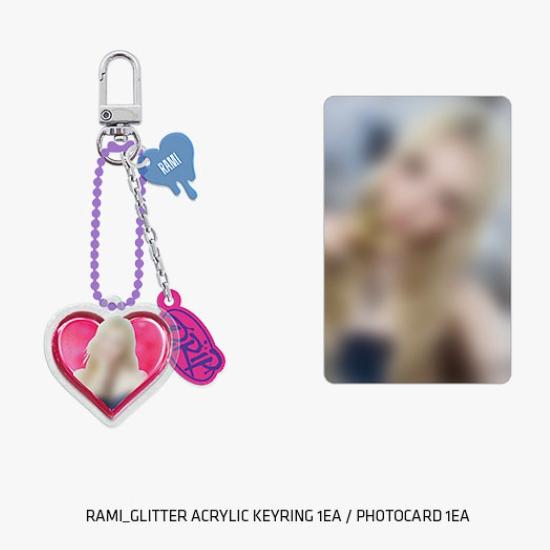 Брелок для ключей BABYMONSTER DRIP из акрила с блестками