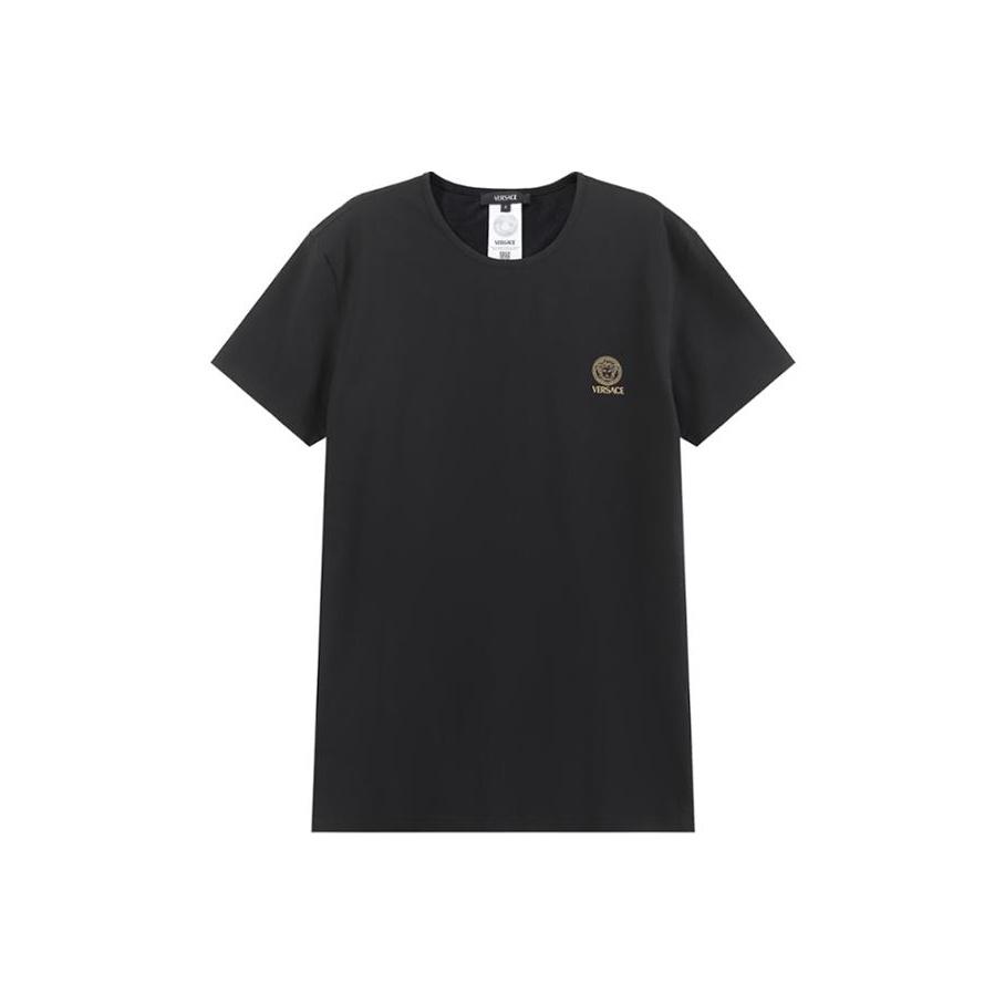 VERSACE Short Sleeved Crewneck T Shirt AUU01005-1A10011-A1008