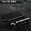 WUBEN C3 1200 Up to 179 Meters Beam Up to 143 Hours of Shockproof to Black Flashlight, Lumens, Distance, Type-C Charging, Use, 1.5 Meters,