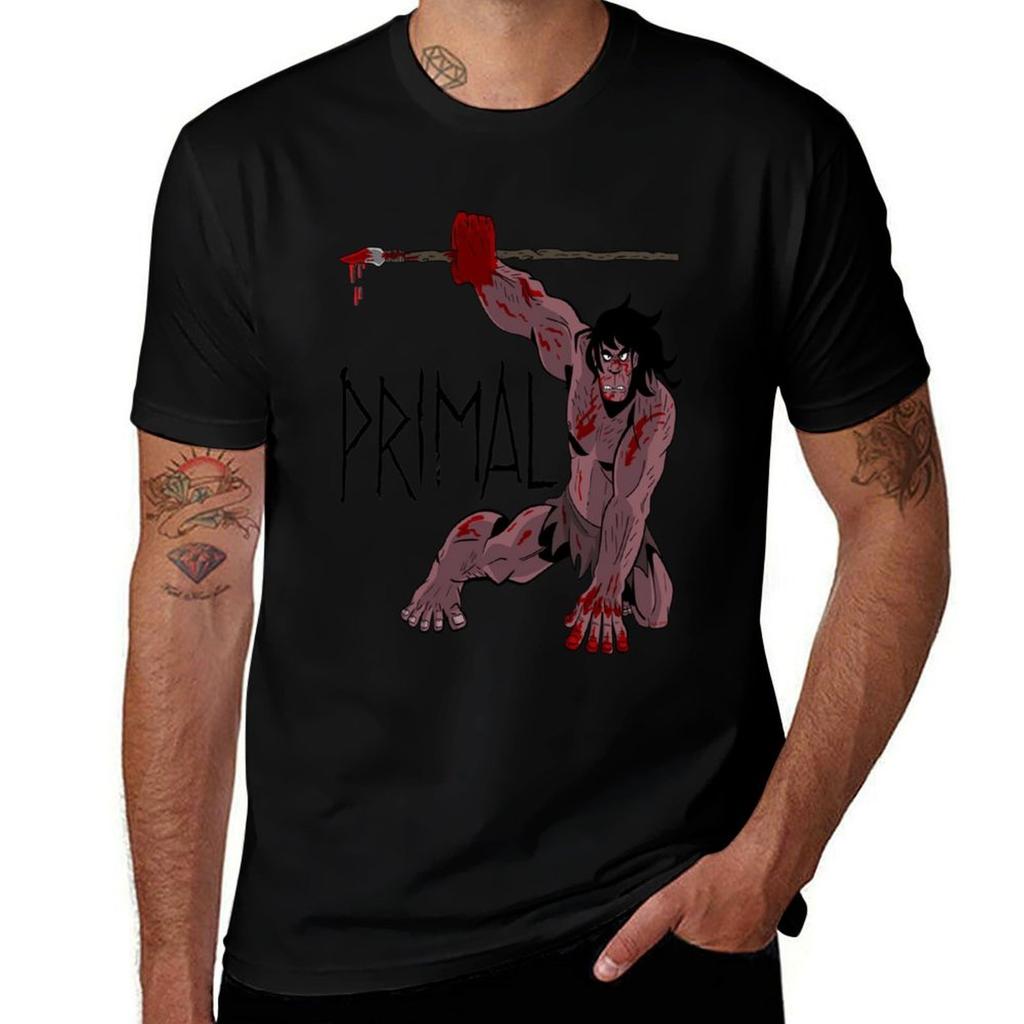 Genndy Tartakovsky Primal Tv Show Tshirt Big And Tall Gym Tshirt