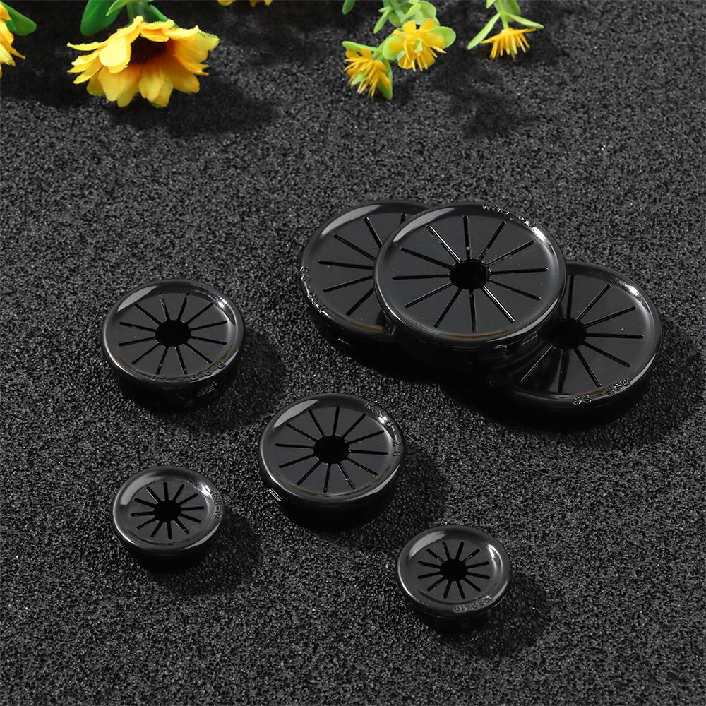 Office Cable Clamp Buckle Line Wire Hole Cover Desk Table Cable Fastener Computer Grommet Line Box