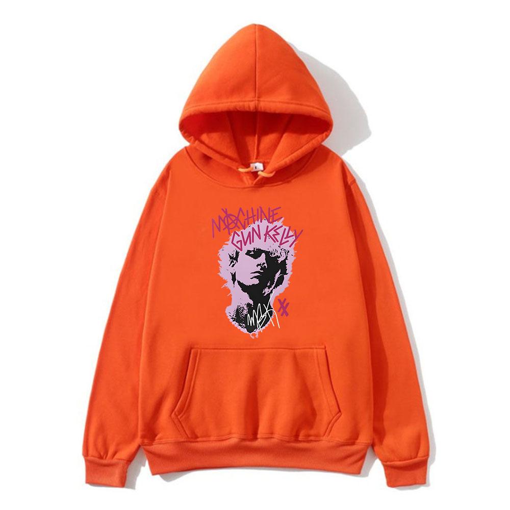 Толстовки Mgk XX EST Til I Die с принтом рэпера Machine Gun Kelly с капюшоном и длинным рукавом в стиле хип-хоп Moletom