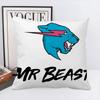 Игровой Блогер M-MrBeast Винтажная Наволочка Квадратная Подушка Спальня Диван Отдых Комфорт Подушка Автомобиль Домашний Декор