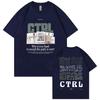 Rapper Sza Ctrl Why Is It So Hard To Accept The Party Is Over Graphic Print Tshirt Unisex Unisex Fashion Hip Hop Oversized TShirt