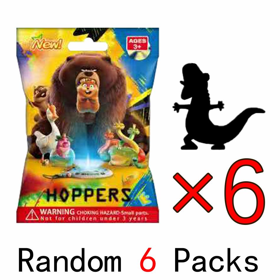 New 2026 Movie Hoppers Beavers Series Figure Baged Figurine Toy Desk Decoration Statues Ornament Halloween Christmas Kid Gifts
