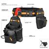 TOUGHBUILT Handyman Tool Belt Set - 2-Pouch Padded Belt, Heavy-Duty Deluxe Organizer, Premium Quality - 10 Pockets, Hammer Loop, and 2 Patented Clip