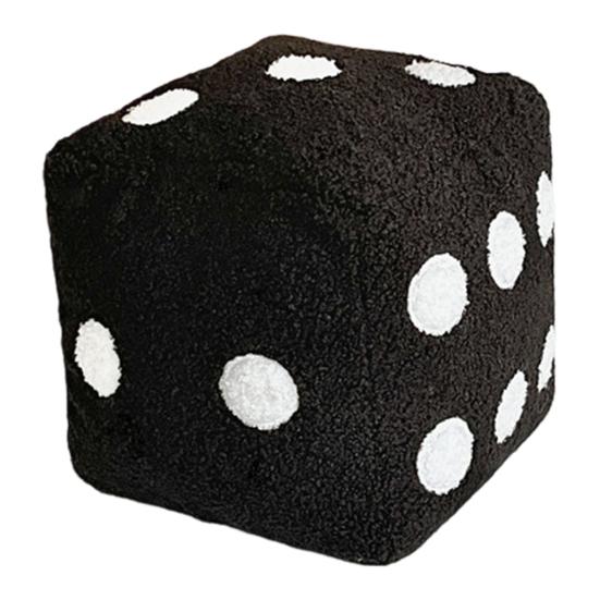 Dice Pillow Simulation Dice Plush Pillow Cubic Cube Plush Cushion Stuffed Sofa