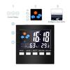 LED Digital Multi-Function Thermometer Hygrometer Weather Station Clock Alarm Calendar Home Room Voice Control Health Monitoring