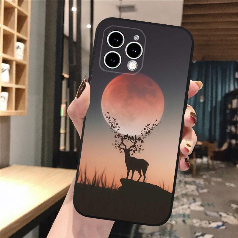 Чехол для телефона Охота на оленя Для iphone 17 Pro Max Air 16 15 14 13 Pro Max 15 16 Pro 15Plus