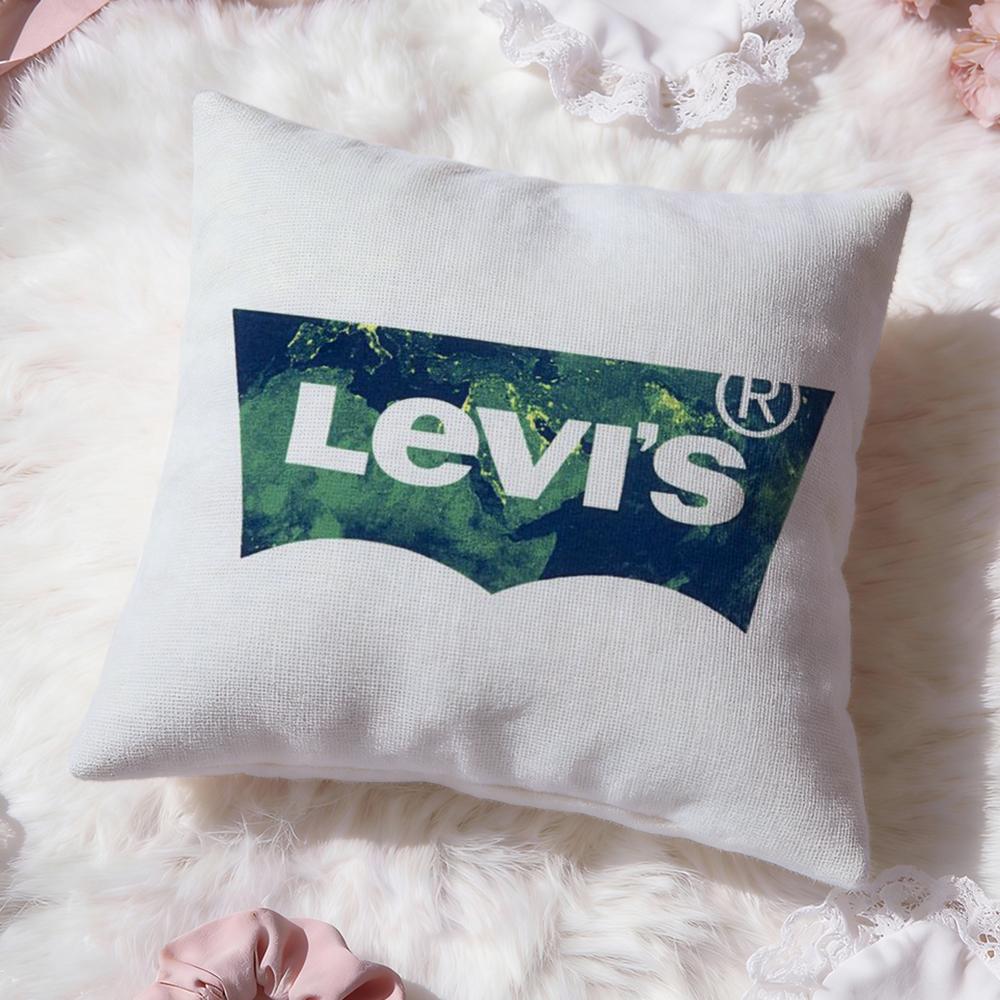 Luxury L-LevisS Cushion Cover Premium Comfort Reversible Pillow Cove -Two in One Design for Any Room & Car Interior