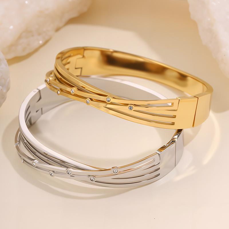 Titanium Steel Braided Bracelet Couple Fashion Bamboo Bracelet