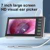 1 Set Digital Otoscope 7-inch High-definition Screen 300mA 3.9mm Ear Camera Ear Wax Removal Tool for Home
