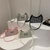 Summer Bag with Versatile High End Niche Crossbody Bag for Women's New Diamond Inlaid Armpit Bag Shoulder Bag