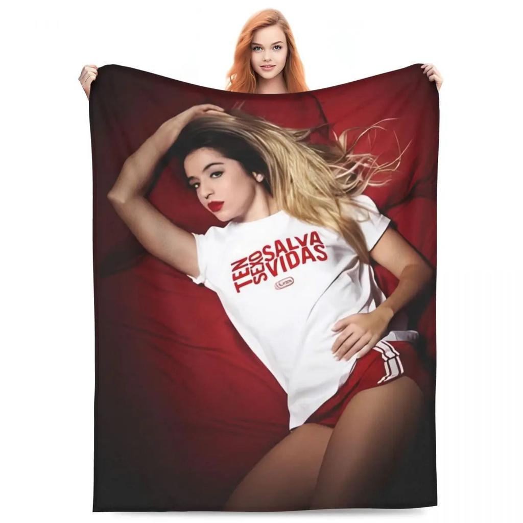 Лола Индиго испанская певица танцовщица фланелевое одеяло мягкое прочное покрывало для спальни путешествия офис модное покрывало