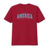 Retro Patriotic America Est 1776 Star Print Casual T Shirt Vintage Washed Streetwear Top For Everyday Wear Fashion Comfortable
