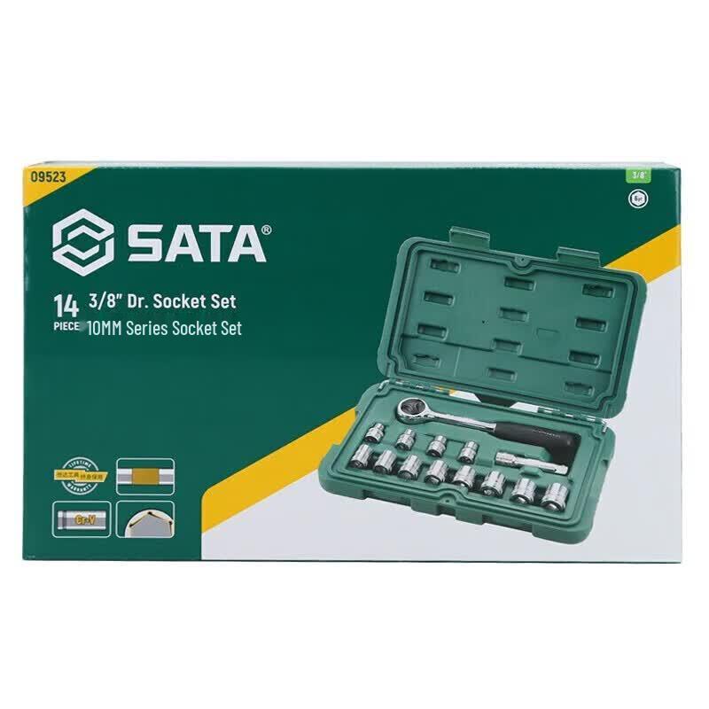 SATA 09523 Набор из 14 предметов, 10-миллиметровые головки