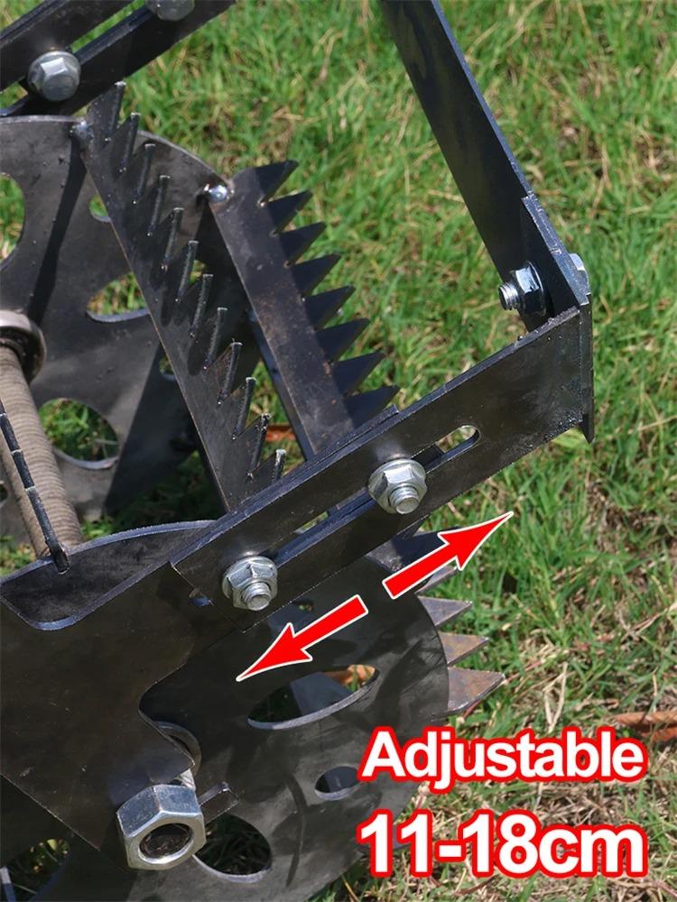 Культиватор Прополочная головка Садоводство Ферма Тяжелая Прополочная головка Инструмент для удаления травы Насадка Прополочные колеса Аксессуары для прополочных машин
