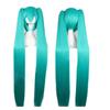 Hatsune Miku Cosplay Costume, Full Set with Wig, Hatsune Uniform, Cosplay Costume, Christmas, Halloween, Costume (XL)