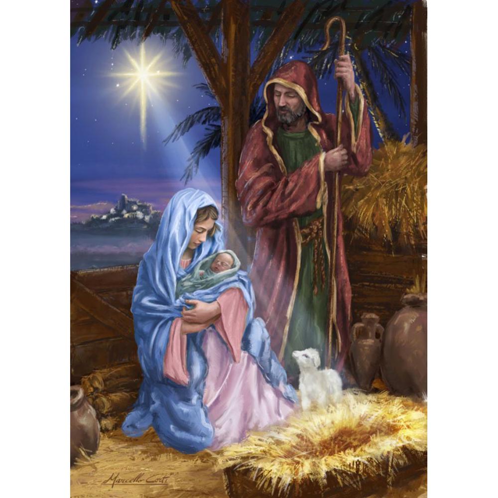 5D Diy Diamond Painting Religious Mother And Child Diamond Cross Stitch Diamond Art Mosaic Home Decoration Gift