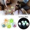 5Pcs Korean Traditional Stone Catching Game Glow-in-the-dark Jacks Stone Hand-Eye Coordination Kids Adults