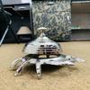 Brass Bell Chrome Finish Aluminium Crab Bell Hotel Counter Reception Bell Teacher Desk Bell