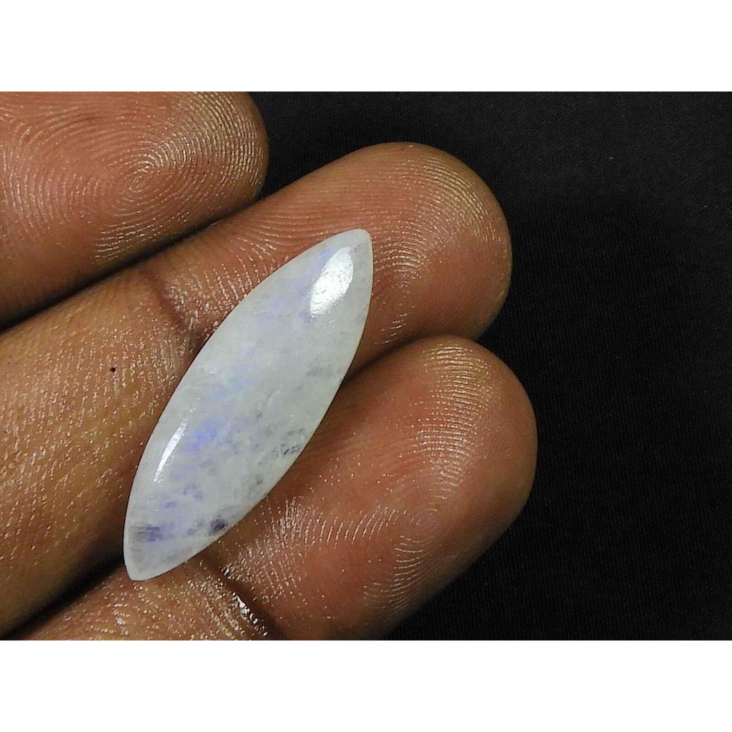 Natural Rainbow Moonstone Marquise Cabochon Loose Loose Gemstone 10X29MM SK-1799