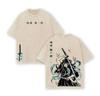 Summer Y2k Oversized Vintage Demon Slayer Washed T-shirt Man Women Short Sleeve Tee Streetwear 2026 Anime Print Casual Tops8