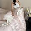 Кружевной комплект постельного белья Lilang Spring Love Rose, 4 предмета