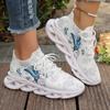 Мода 2025 Новые Удобные Повседневные Женские Кроссовки для Ходьбы Дизайн На Шнуровке Элегантные Дышащие Мягкая Подошва Вулканизированная Обувь Женская