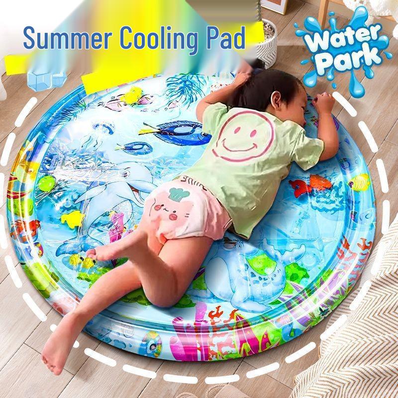 Большая надувная охлаждающая водяная кровать для кошек и собак - Ледяная подушка против царапин