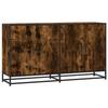VidaXL Buffet chêne fumé 134x35x76 cm bois d'ingénierie, meuble de rangement, meuble de rangement de cuisine, meuble de 3300817