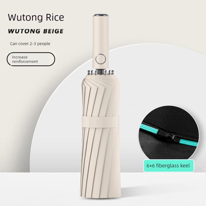Fully Automatic Gradient Umbrella for Women, Dual-Use for Sun and Rain, Sun Protection, Uv Protection, Extra Large Foldable Sunshade Umbrella