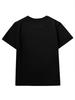 Черная футболка с коротким рукавом Lupeu Dot Star Logo Patch Slim Fit