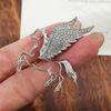 Fashion Rhinestones Alloy Horse With Wings Brooch Zodiac Pony Pins Women Men Clothing Accessory Suit Lapel Corsage New Year Gift