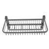 Foldable Towel Shelf with Towel Bars Hooks Punch Free Rust Resistant Space Aluminum Bathroom Towel