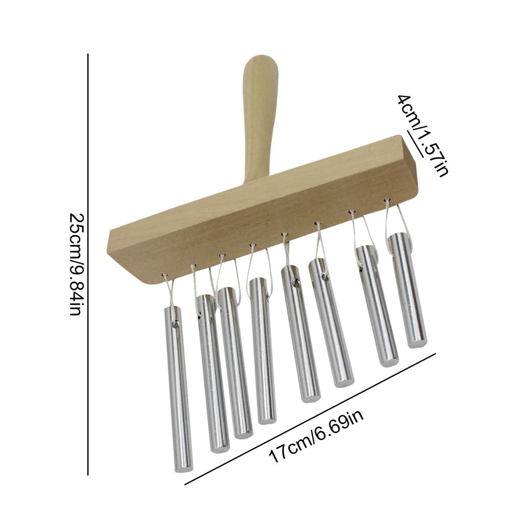 Chime Music Percussion Instrument Percussion Wind Chime Music Instrument With Mallet Single Row Bar Chimes Percussion Instrument