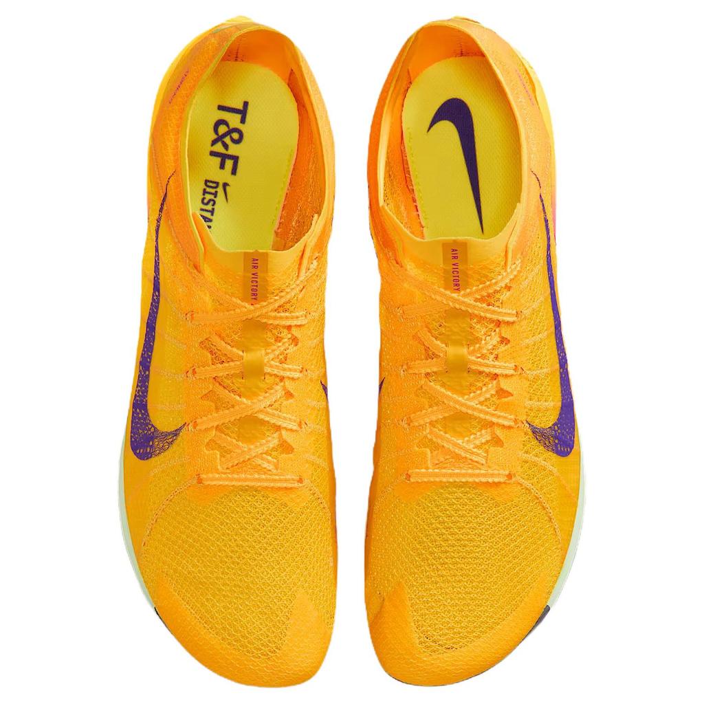 Nike Victory 2 Углеродное волокно/Пена Повседневные Беговые кроссовки для соревнований по легкой атлетике Мужские Оранжевый FD8411-800