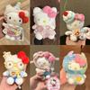Милый Плюшевый Брелок-Подвеска Hello Kitty от Sanrio Кавайный Котенка Декор для Автомобильной Сумки Мягкая Игрушка Подарки на День Рождения Для Детей Девочек
