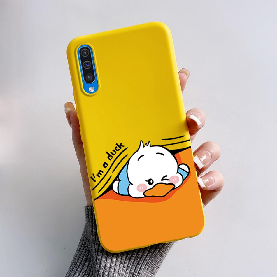 Чехол для Samsung A50 A50S A30S Мультяшный Мягкий Жидкий Силикон Полная Защита Задняя Крышка Телефона Для Galaxy A 50 50S 30S Funda Оболочка