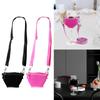 5Pcs Wine Glass Neck Holder Neoprene Sleeve Adjustable Wine Glass Lanyards Drink Holder with Neck Strap Easy To Use