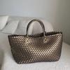2024 Large Capacity Hand-Woven Women’s Tote and Shoulder Bag for Travel